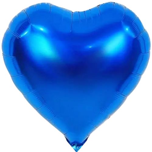 Blue Heart Balloon