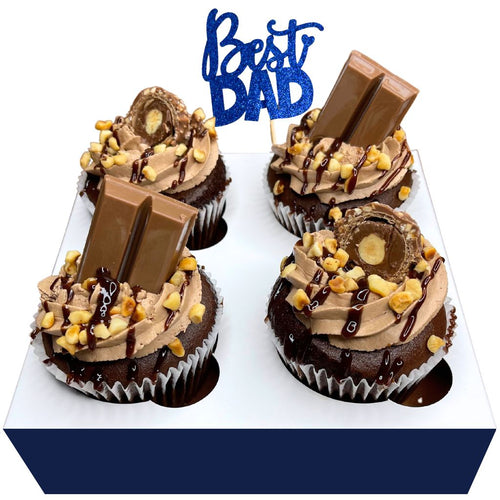 Happy Father's Day Ferrero & Kit Kat Cupcakes